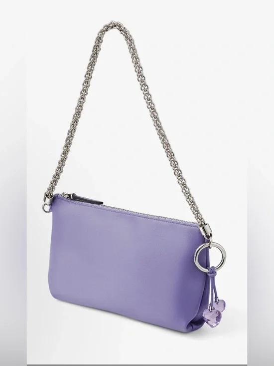 NWOT Jimmy Choo Mini Callie Tanzanite Nappa Leather Bag with Dust Bag - Picture 2 of 13